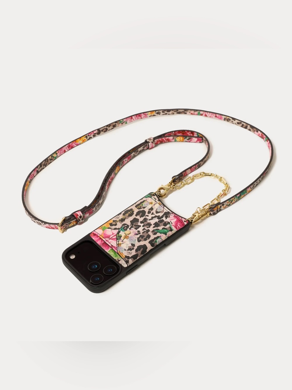 New Bandolier Valentina Duet Crossbody Wristlet Set in Ceci Cheetah/Gold $148